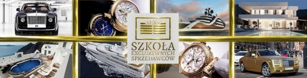 baner Szkola sprzedawcow gold white